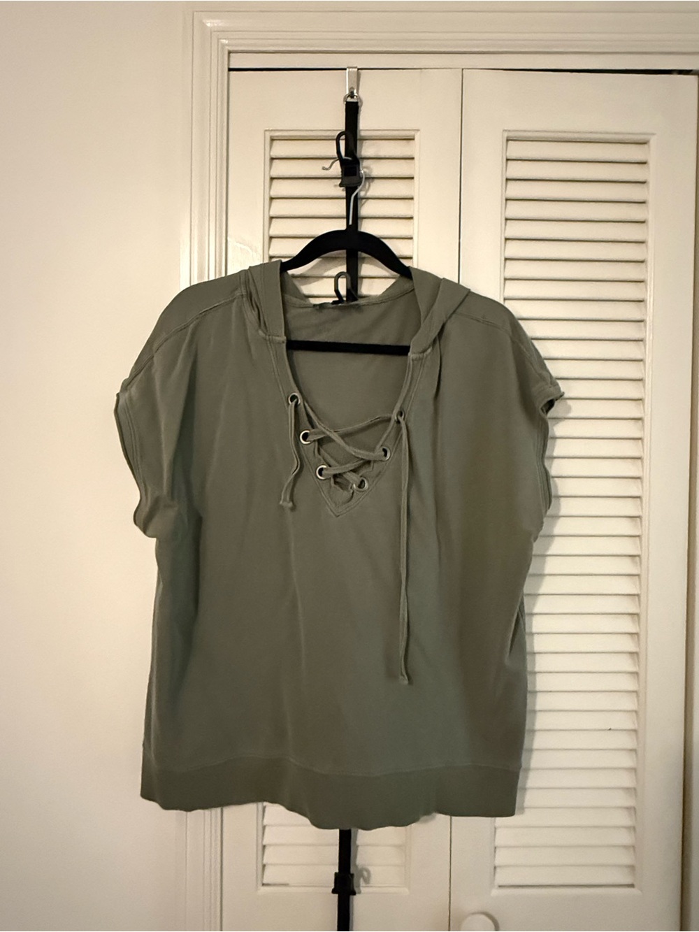 Sanctuary Olive hoodie shirt
